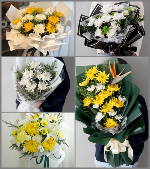 广东肇庆市广宁县古水镇牛岐村白事花束代送